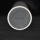 The base, printed Pure titanium vacuum flask, Do not microwave, Hand wash only